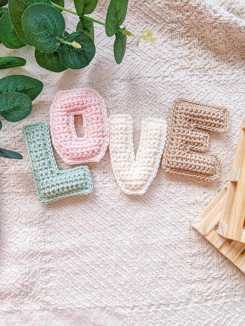 Uppercase Letters - Crochet Pattern
