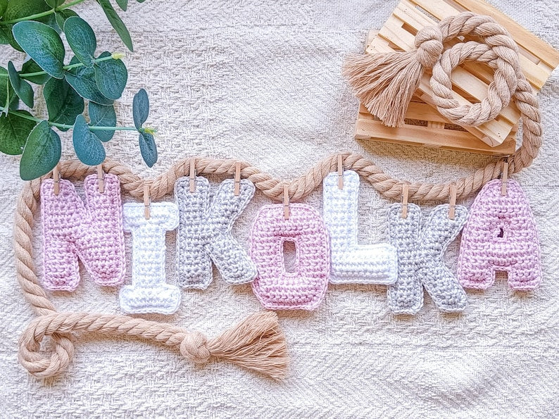 Uppercase Letters - Crochet Pattern